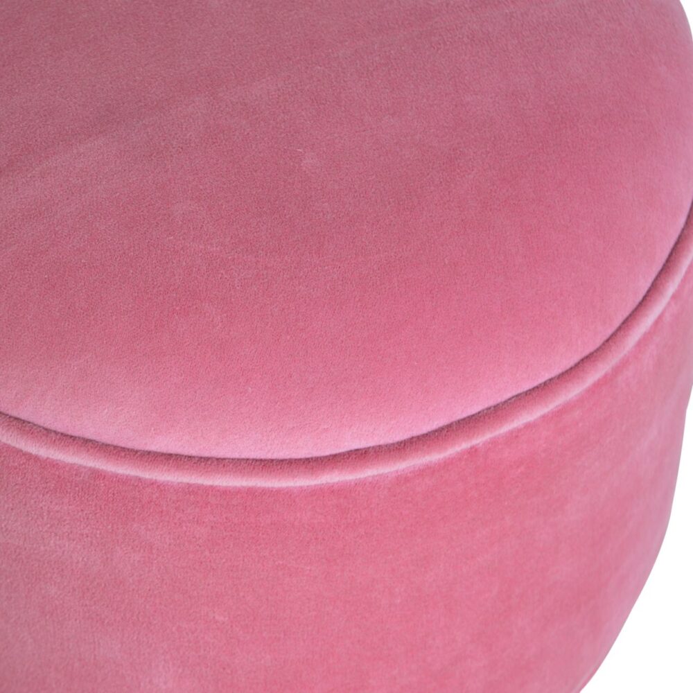 Pink Velvet Nordic Style Footstool for resell