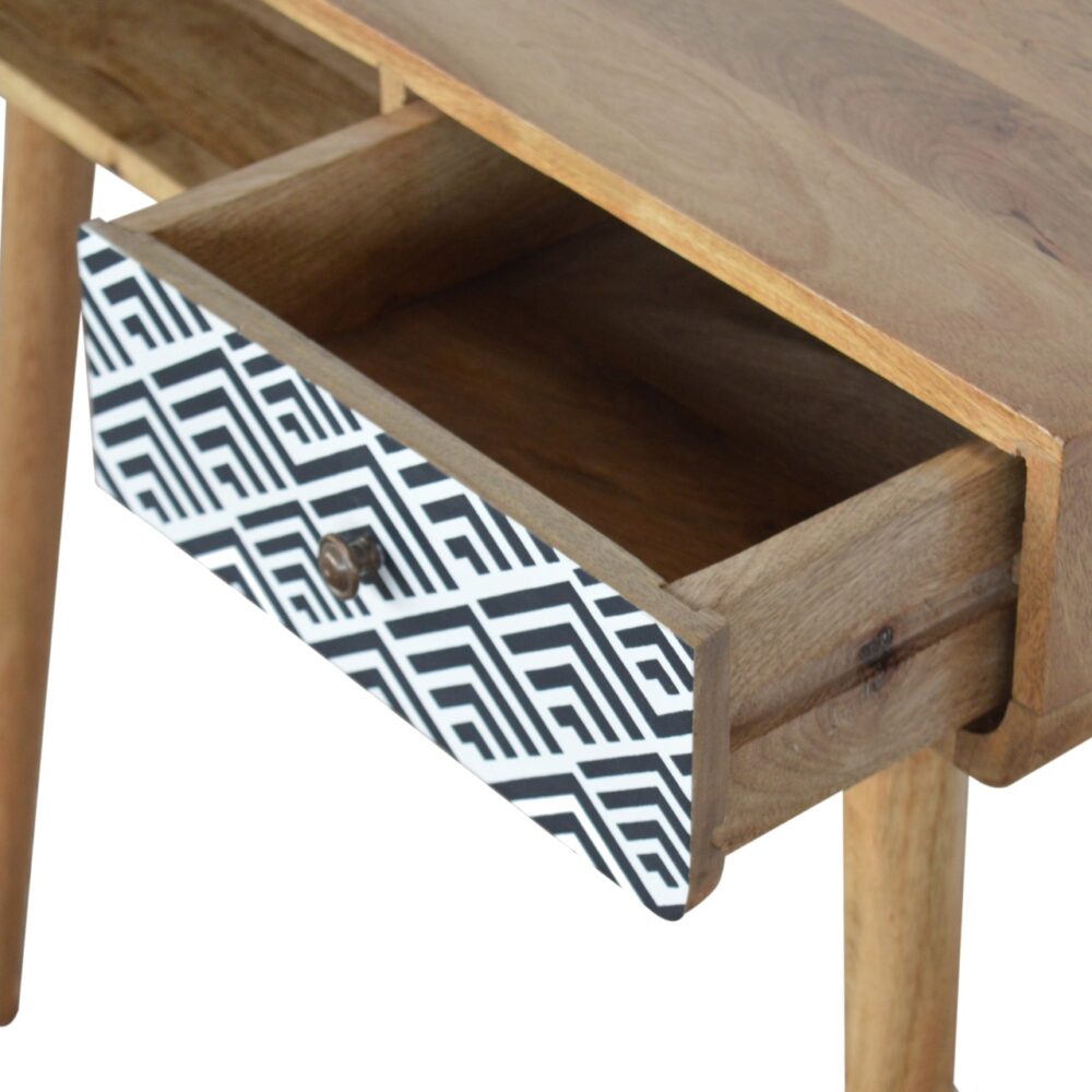 IN829 - Monochrome Print Writing Desk for resell