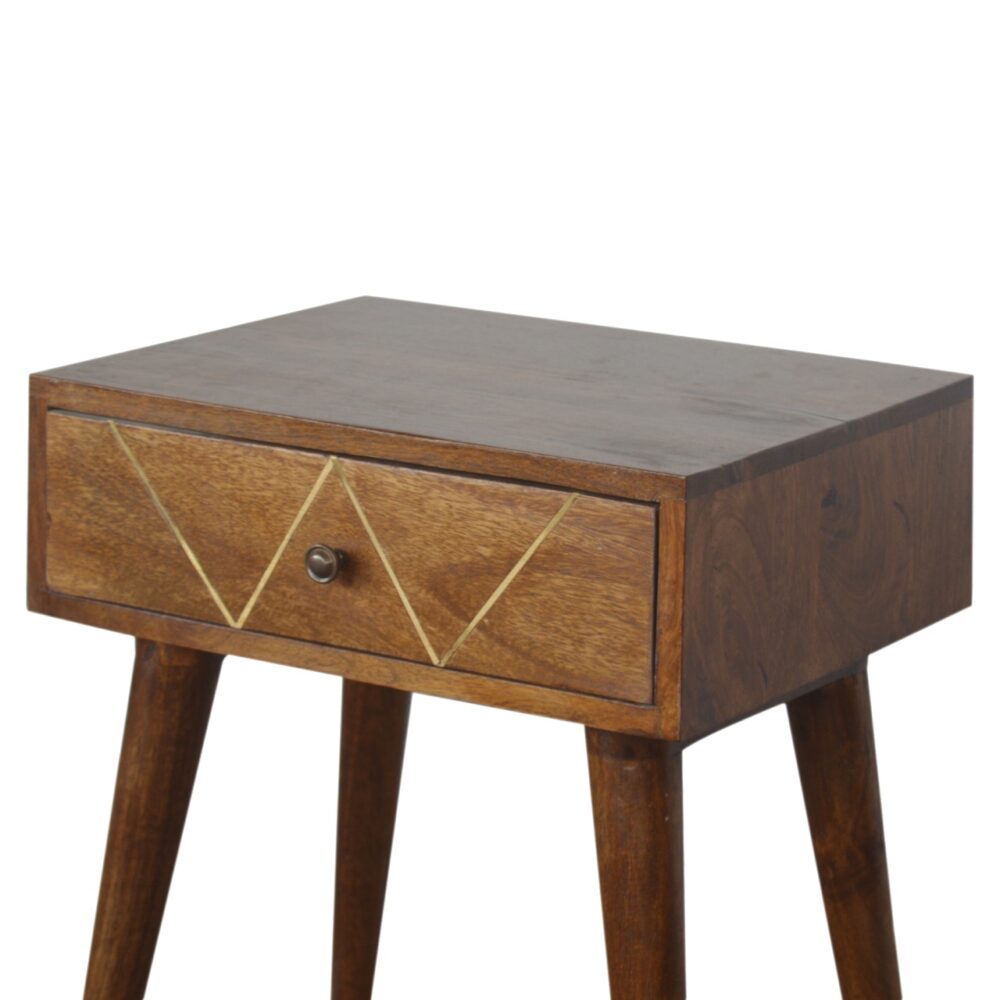wholesale Geometric Brass Inlay Bedside for resale