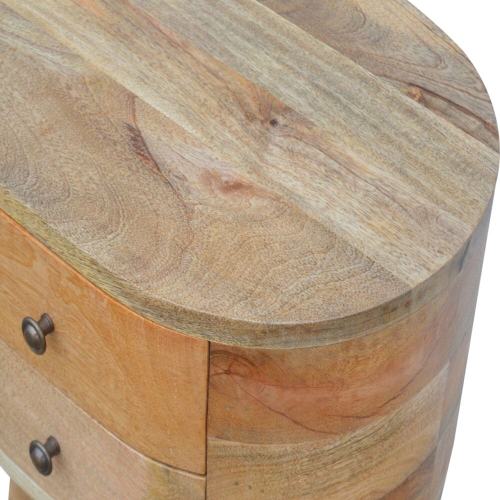 Rounded Bedside Table dropshipping
