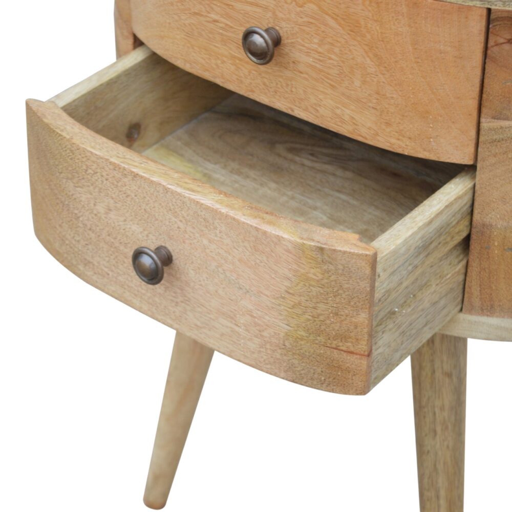 Rounded Bedside Table for resell