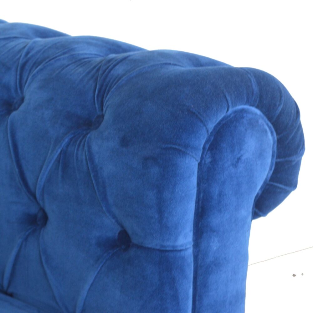 wholesale Royal Blue Velvet Chesterfield Sofa for resale