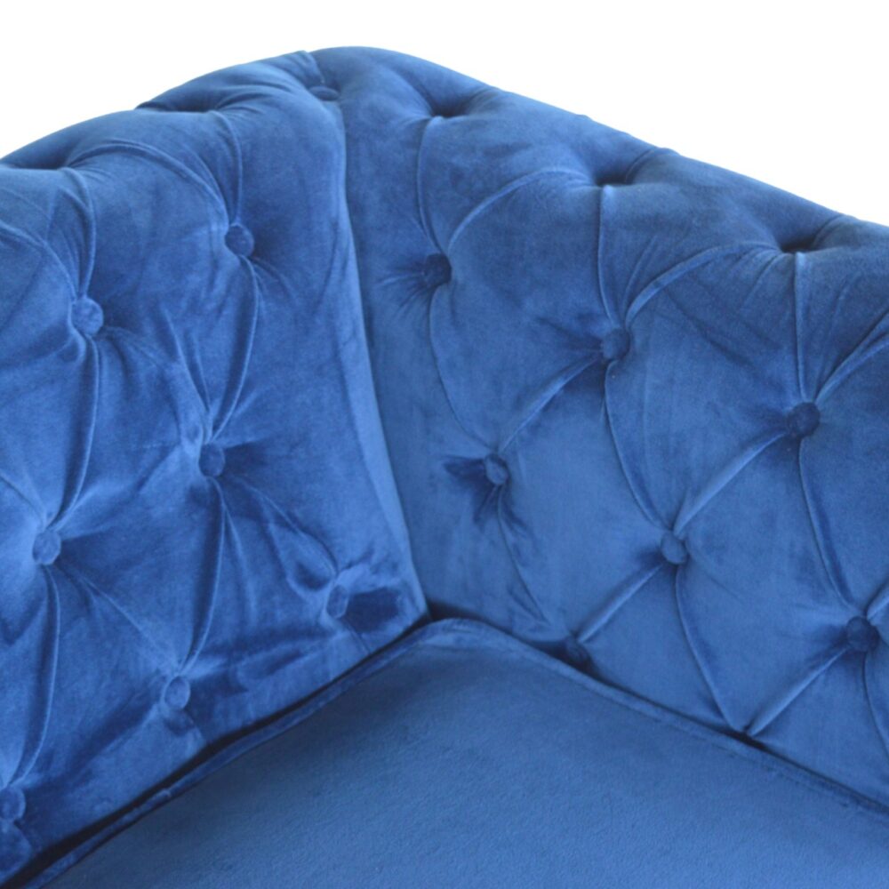 wholesale Royal Blue Velvet Chesterfield Sofa for resale