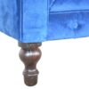 Royal Blue Velvet Chesterfield Sofa for wholesale