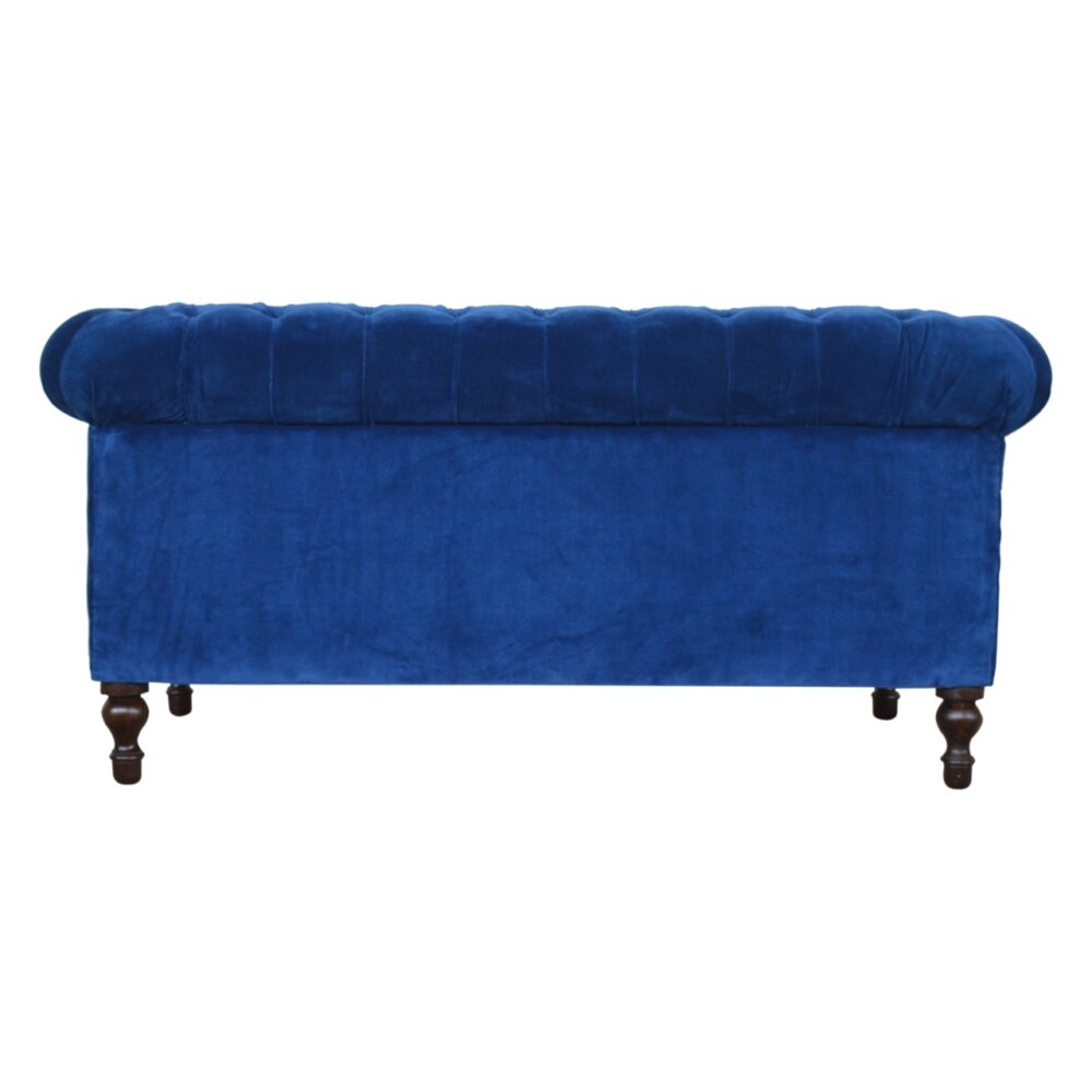 bulk Royal Blue Velvet Chesterfield Sofa for resale