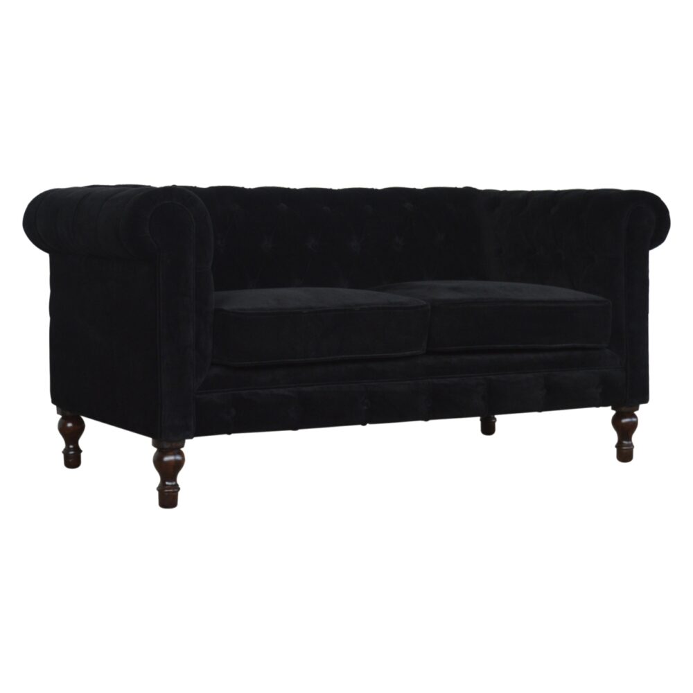 Black Velvet Chesterfield Sofa wholesalers