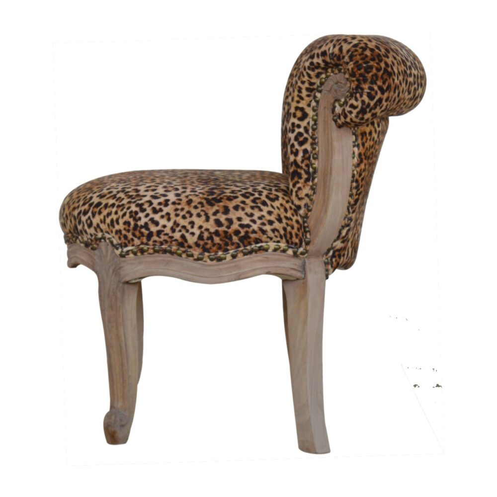 Leopard Print Studded Chair for wholesale