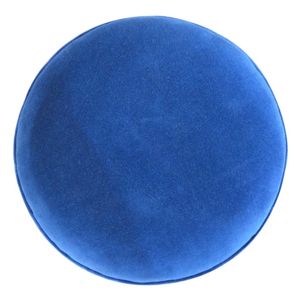 wholesale IN880 - Royal Blue Velvet Nordic Style Footstool for resale