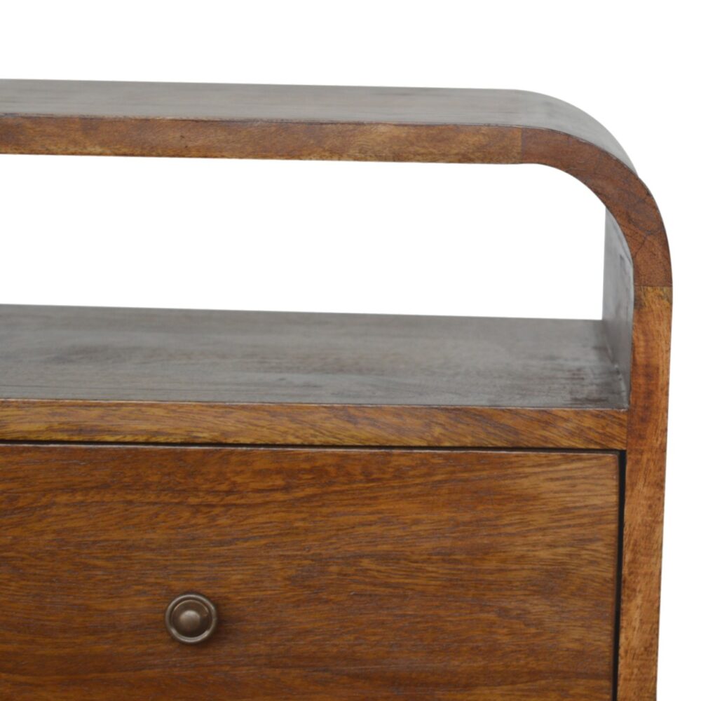 wholesale Chestnut Curved Edge with 2 Drawers for resale