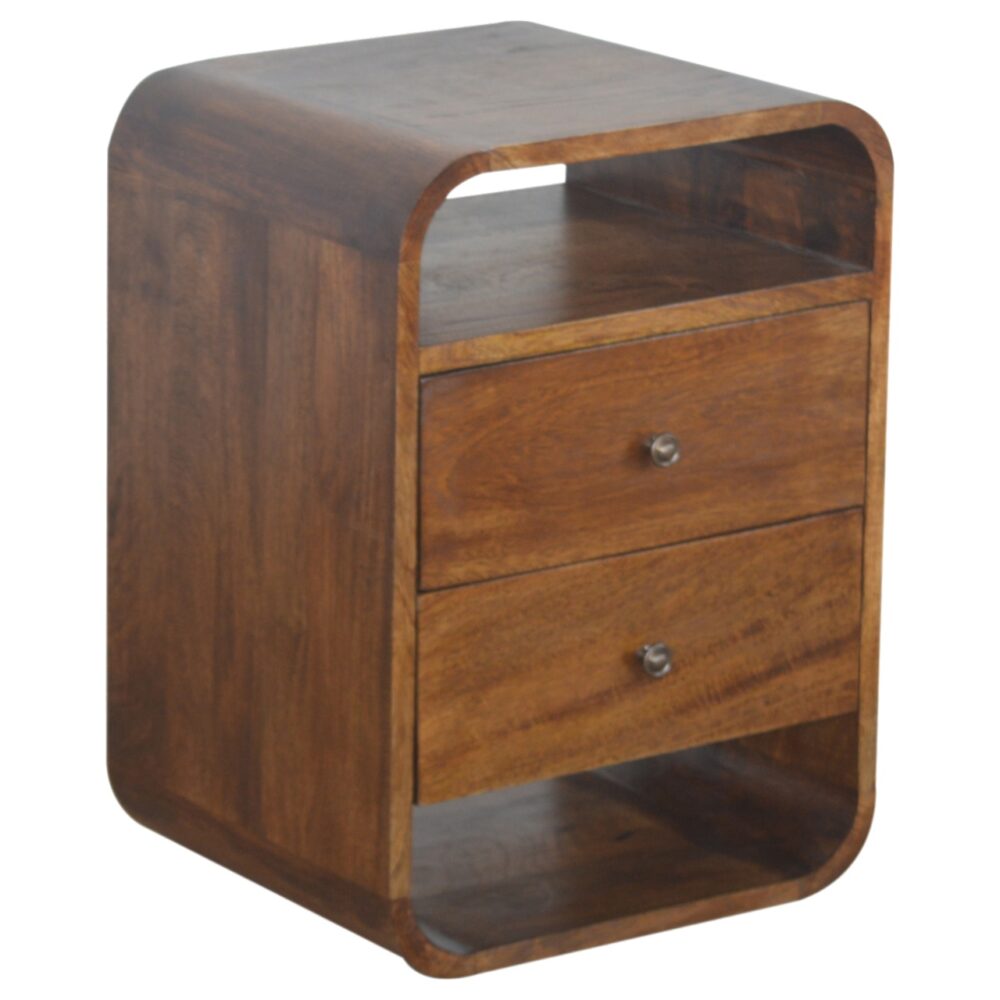wholesale Chestnut Curved Edge with 2 Drawers for resale