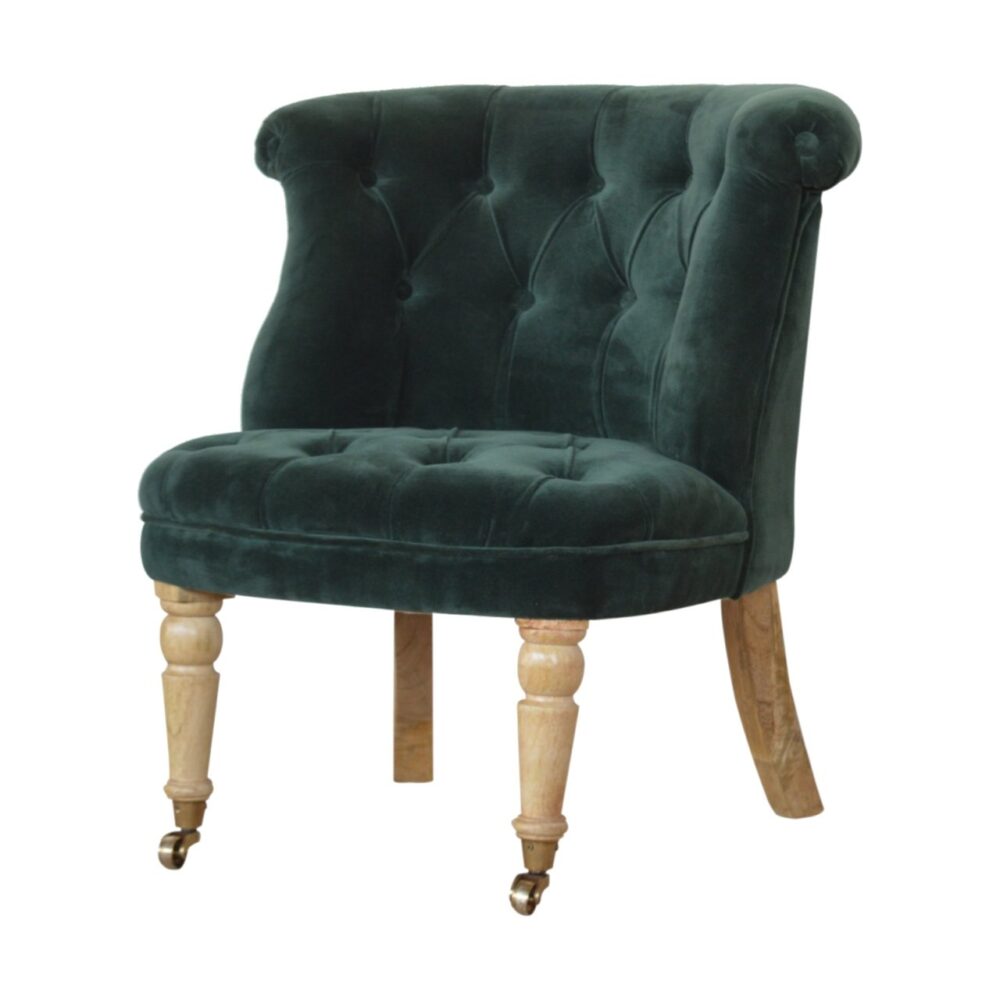 IN895 - Emerald Green Velvet  Accent Chair wholesalers