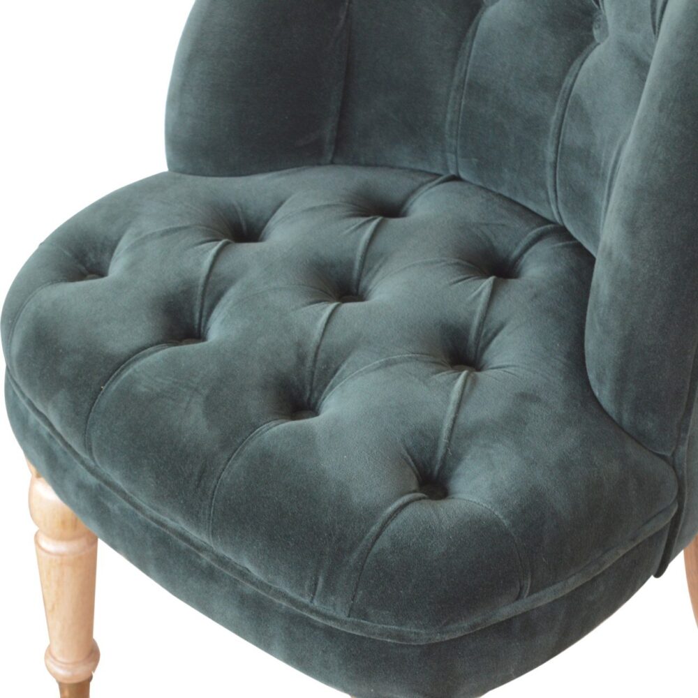 IN895 - Emerald Green Velvet  Accent Chair for resell