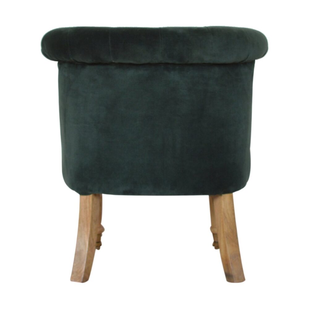 bulk IN895 - Emerald Green Velvet  Accent Chair for resale