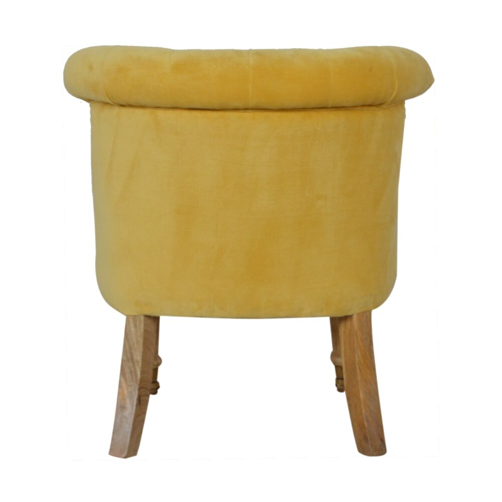 bulk IN900 - Mustard Velvet Accent Chair for resale
