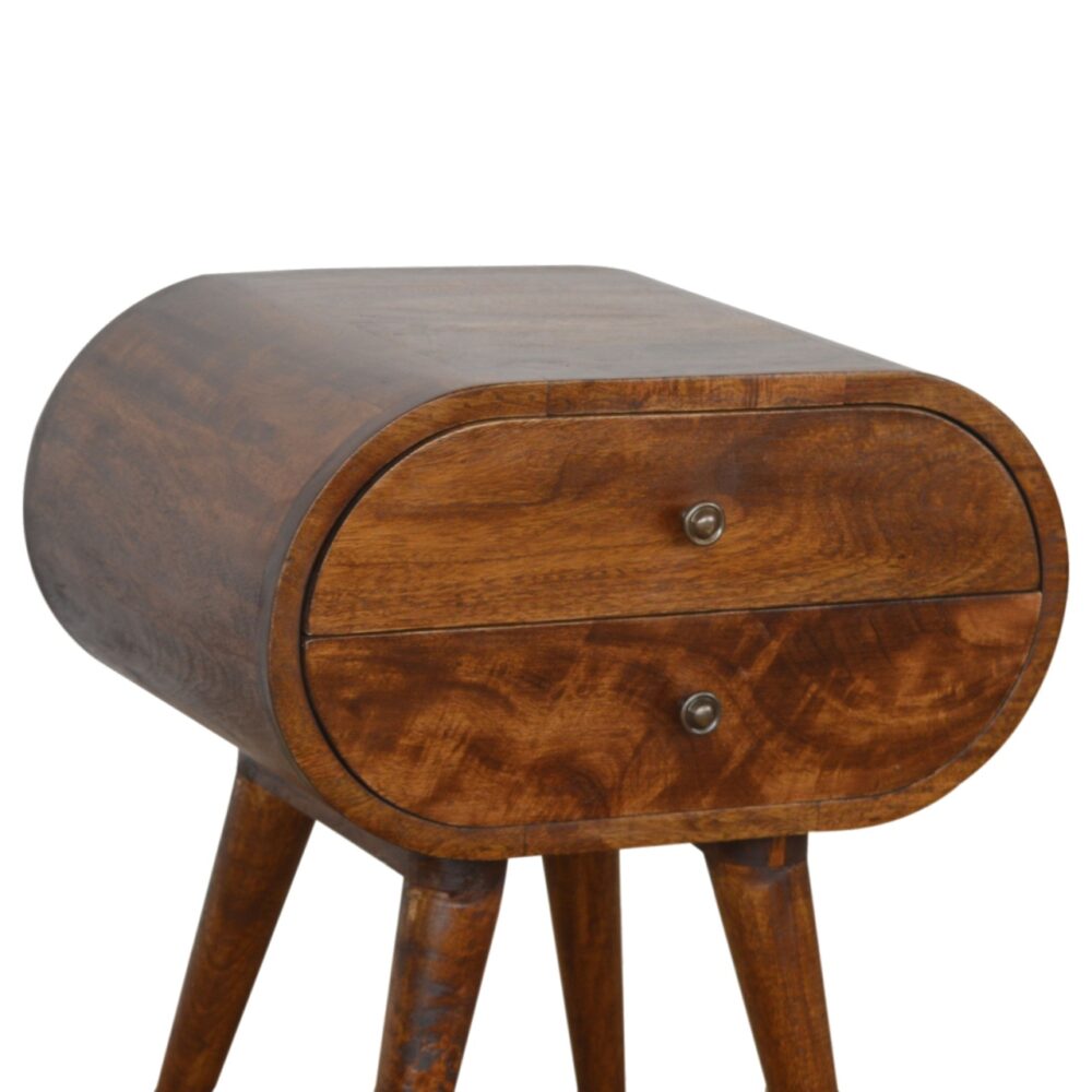 wholesale Chestnut Circular Bedside for resale