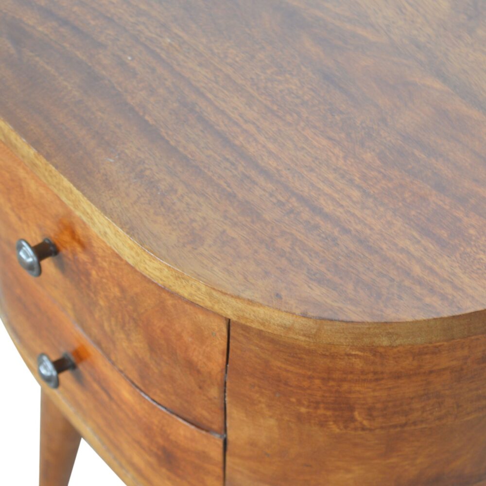 wholesale Chestnut Rounded Nightstand for resale