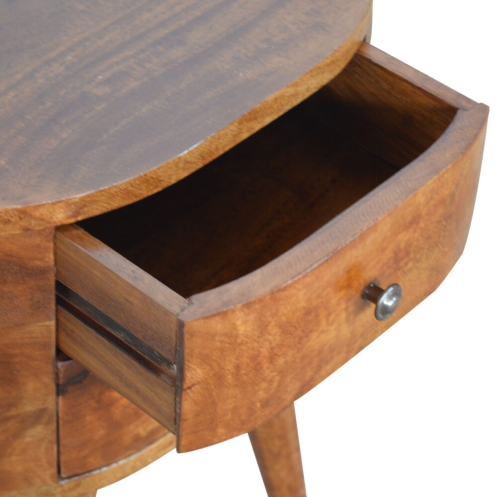 wholesale Chestnut Rounded Nightstand for resale