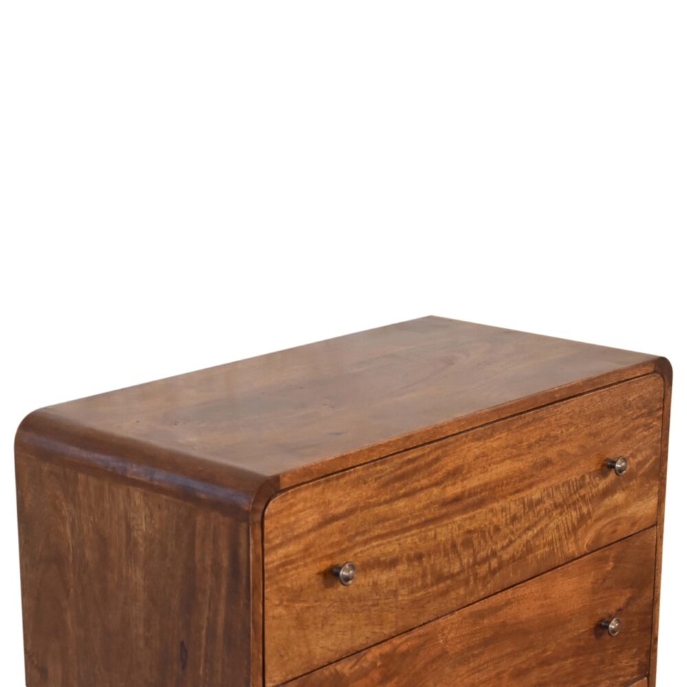U-Curved Chestnut Chest for resell