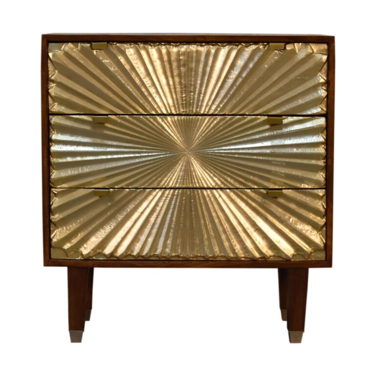 Manila Gold Chest with Tapered Legs for resale