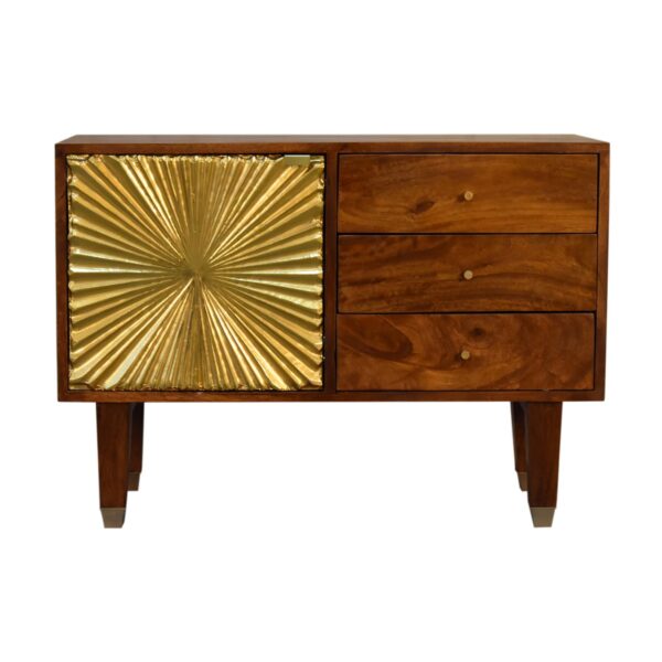 Manila Gold Sideboard with Tapered Legs for resale