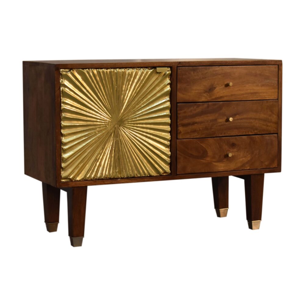 wholesale Manila Gold Sideboard with Tapered Legs for resale