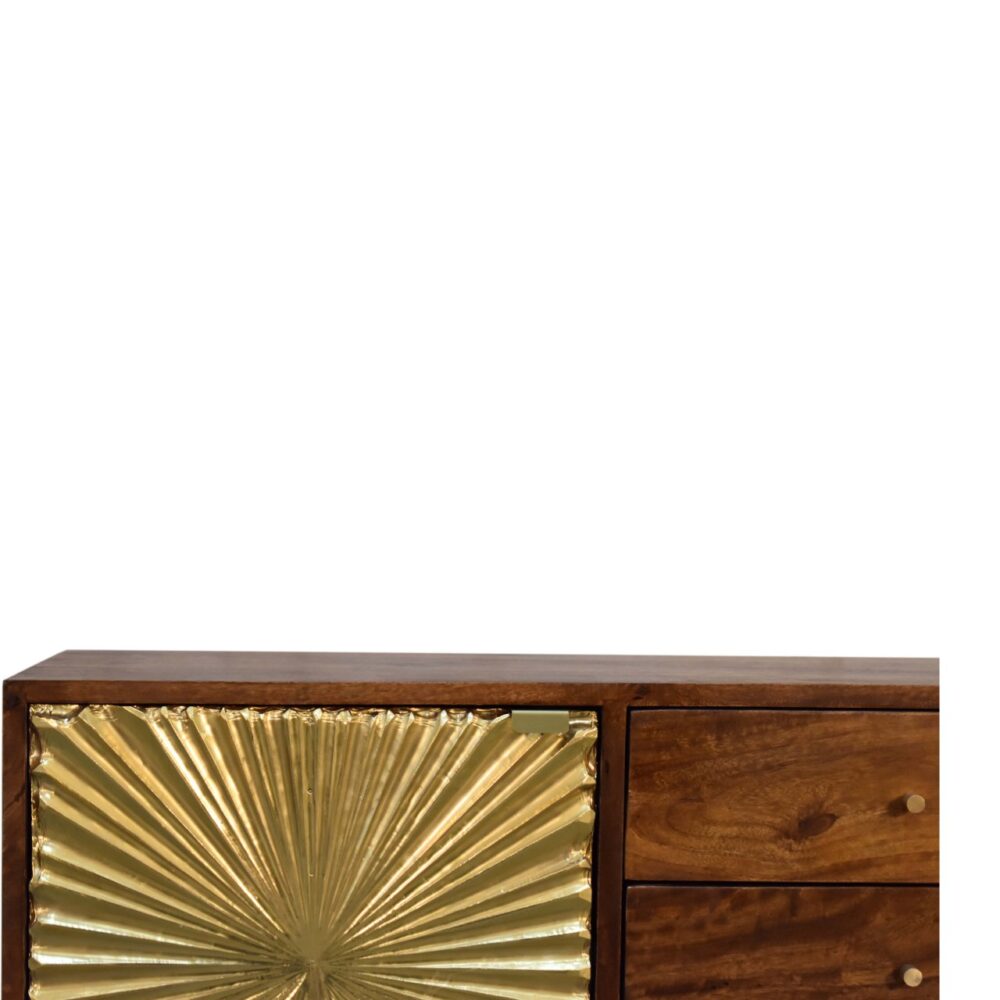 Manila Gold Sideboard with Tapered Legs dropshipping