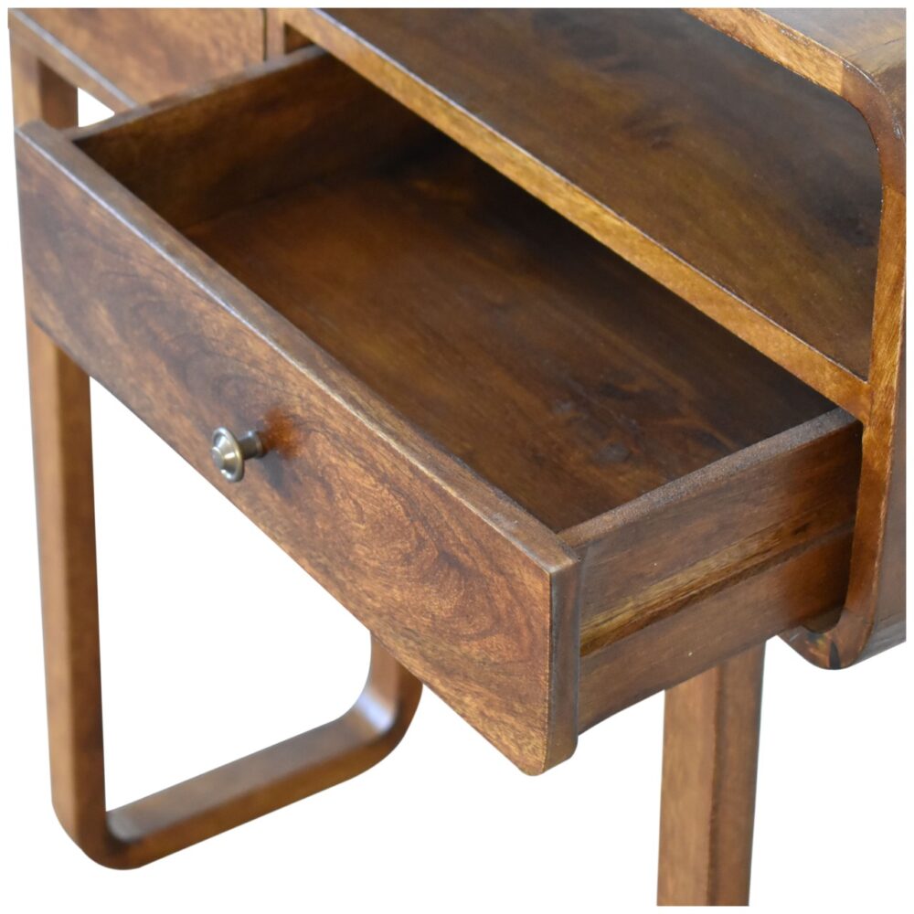 wholesale U-Curved Chestnut Console Table for resale