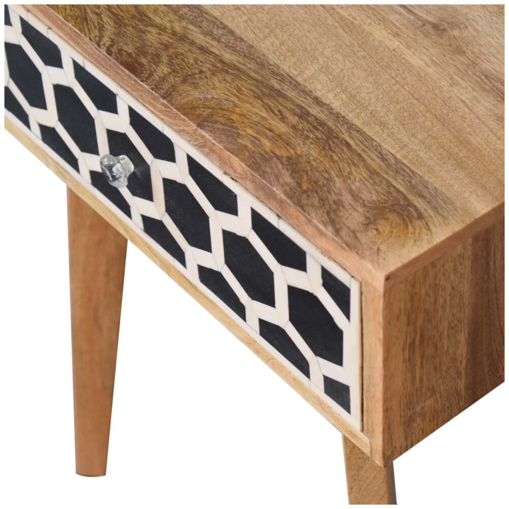 wholesale Bone Inlay Bedside with Tapered Legs for resale