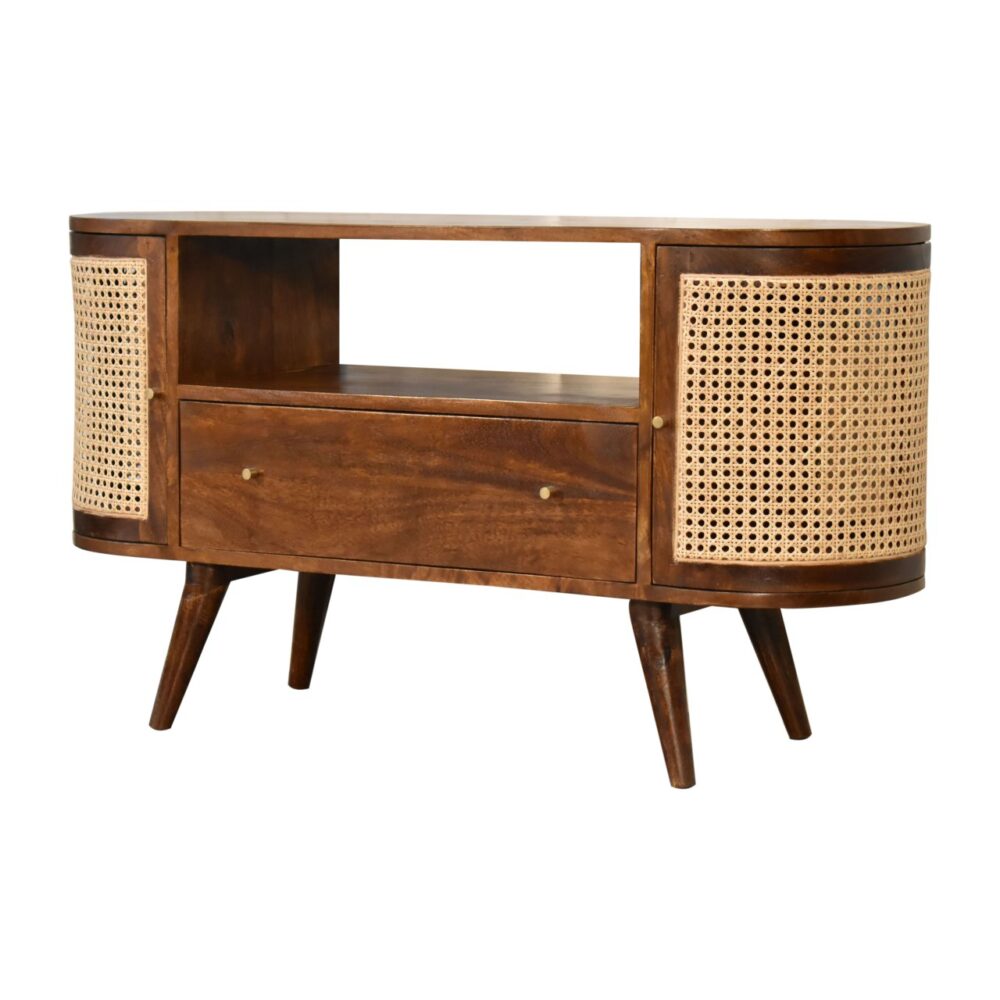 wholesale Chestnut Woven Media Unit for resale