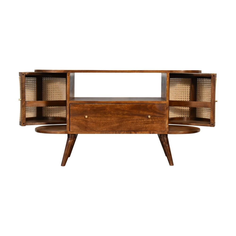 bulk Chestnut Woven Media Unit for resale