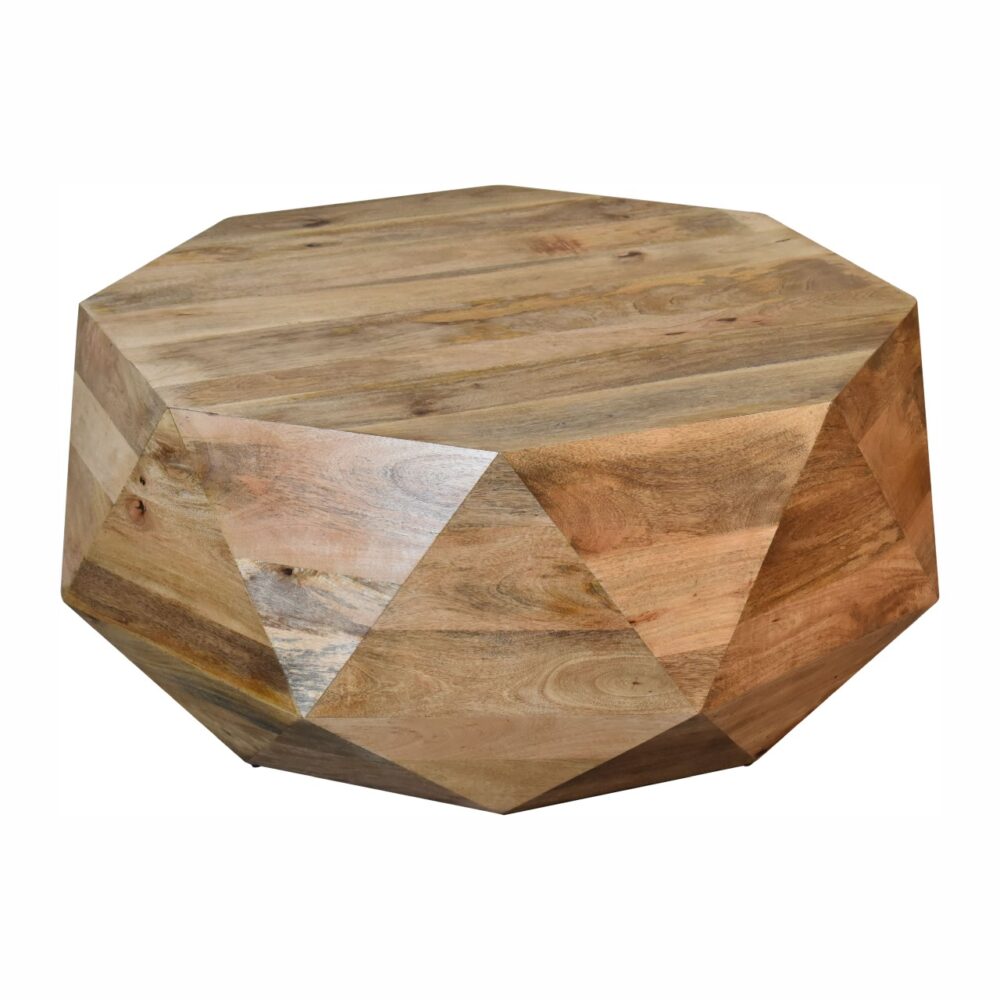 Geometric Solid Wood Coffee Table wholesalers