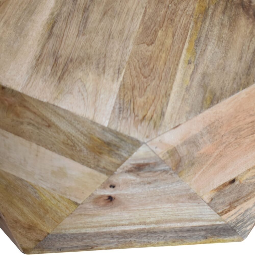 Geometric Solid Wood Coffee Table for wholesale