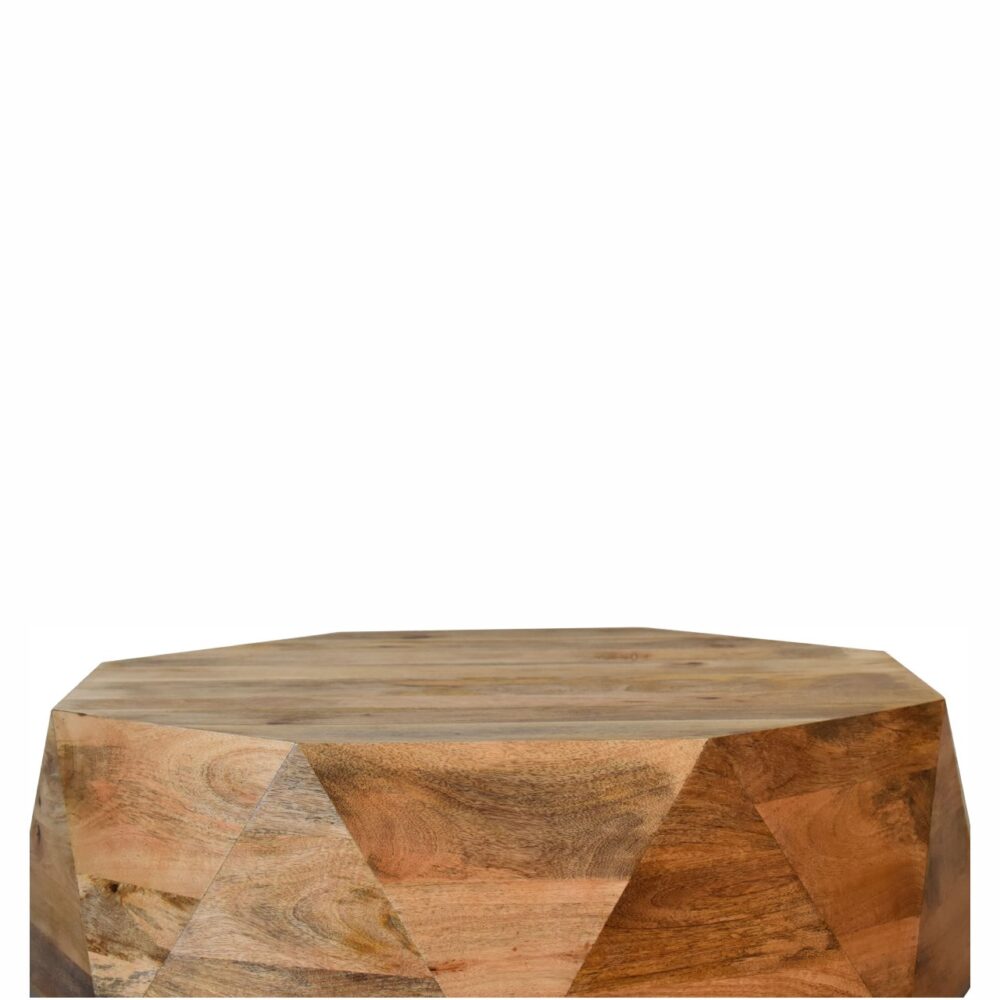 Geometric Solid Wood Coffee Table for reselling