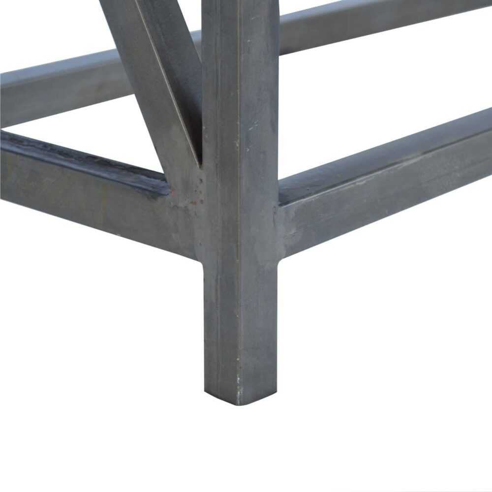 Mango Wood Metal Base Console Table for resell