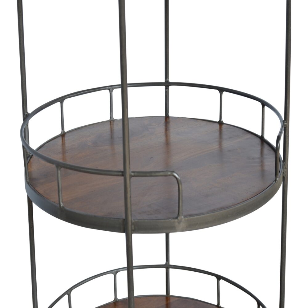 Industrial Round Butler Tray Table for wholesale