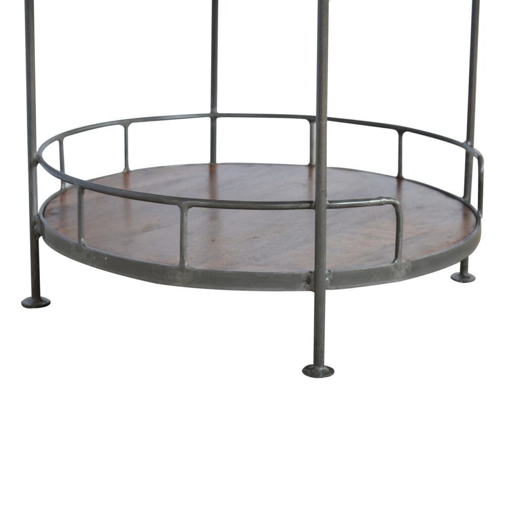 bulk Industrial Round Butler Tray Table for resale