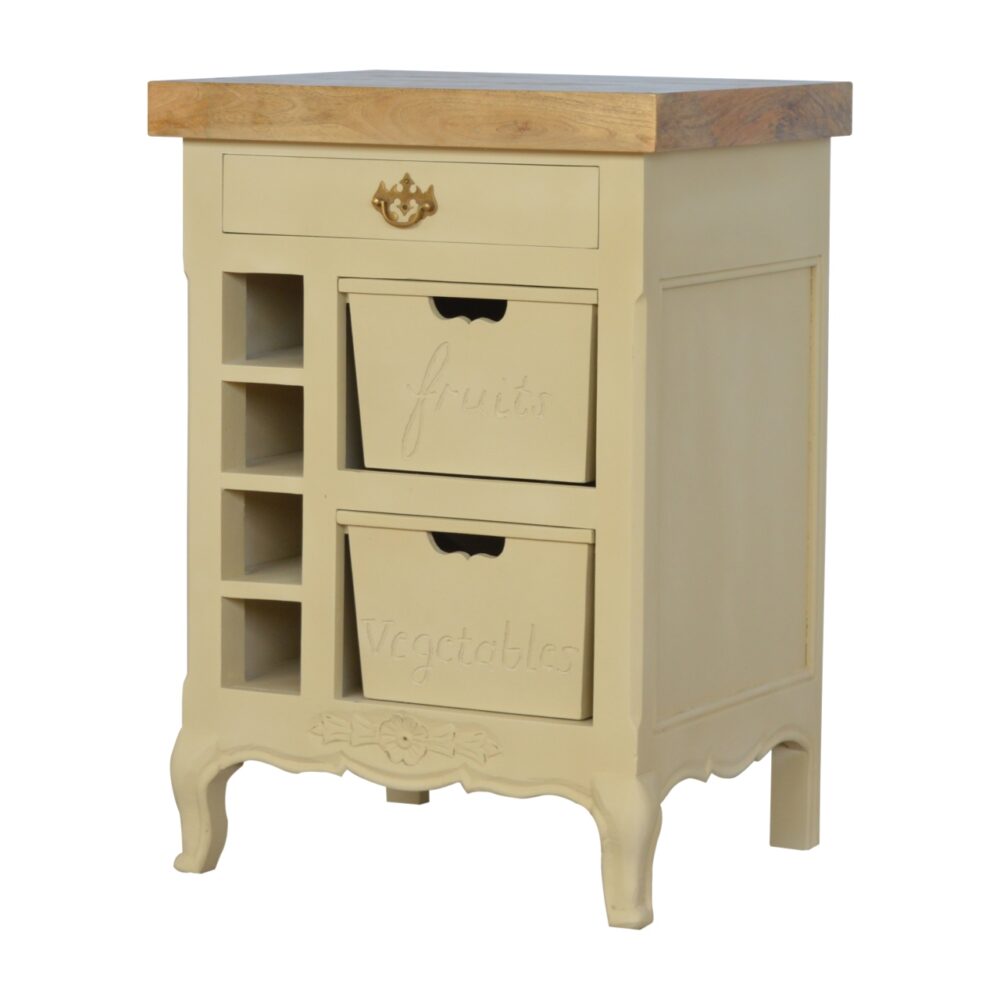 French Style Cream Cabinet dropshipping