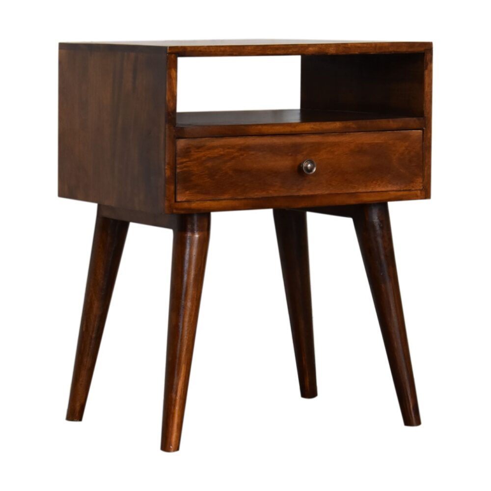 Modern Chestnut Solid Wood Bedside dropshipping