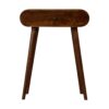 Mini Rounded Mini Chestnut Console Table for resale