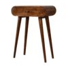 wholesale Mini Rounded Mini Chestnut Console Table for resale