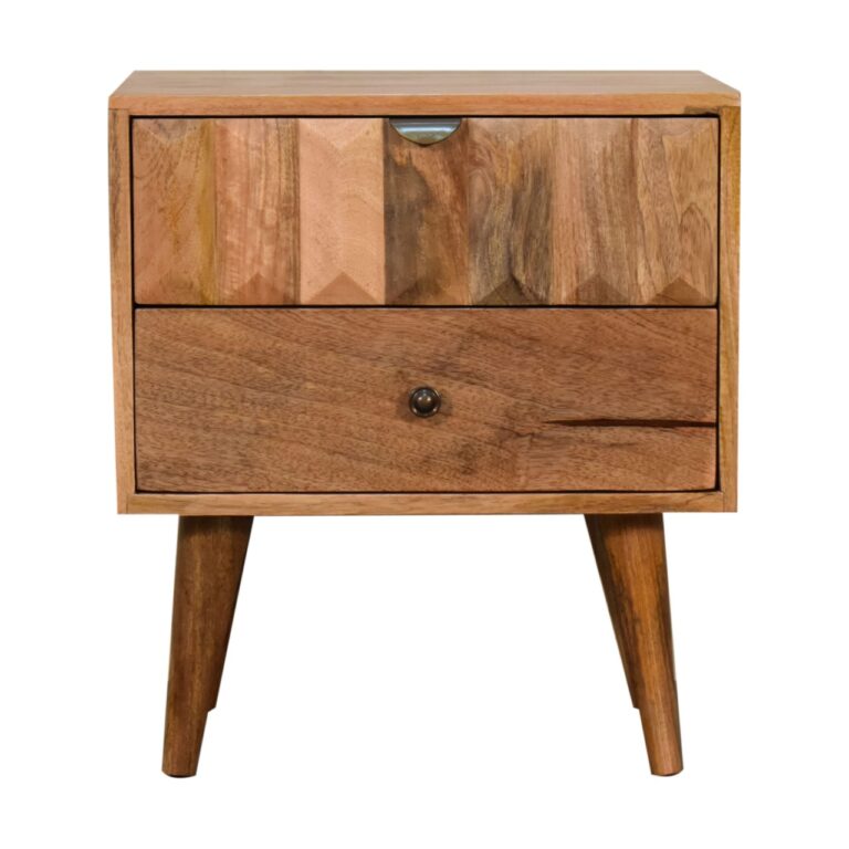 Oak-ish Prism Bedside for resale