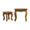 wholesale Oak-ish French Style Stool Set for resale