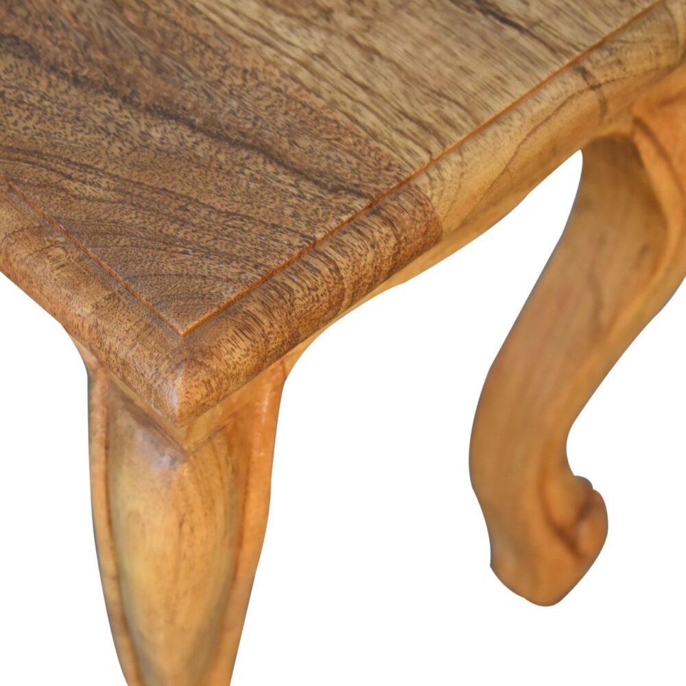 Oak-ish French Style Stool Set for wholesale