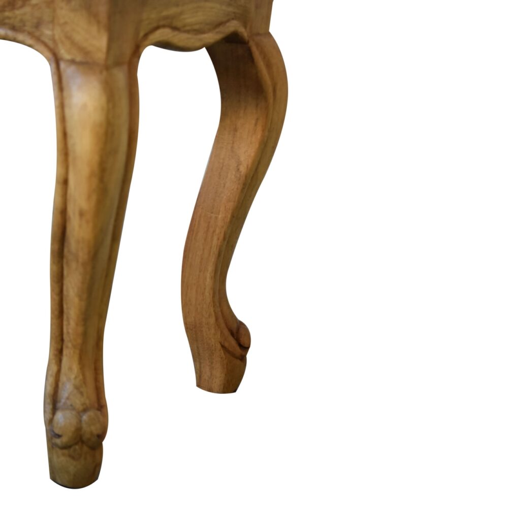 bulk Oak-ish French Style Stool Set for resale