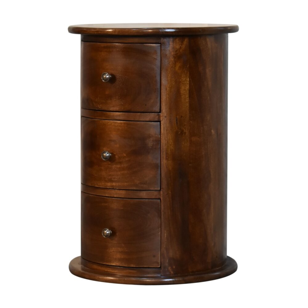 Chestnut 3 Drawer Chestnut Drum Chest dropshipping