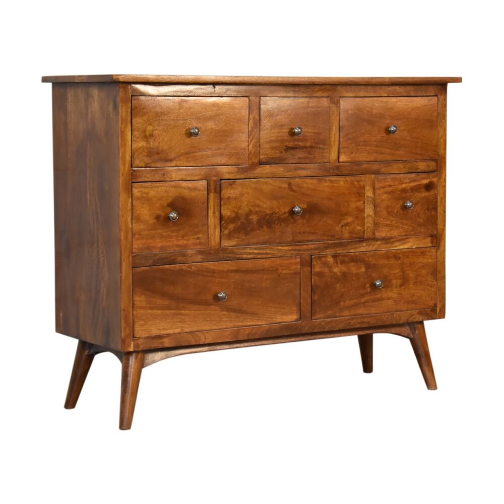 wholesale Chestnut Solid Wood 8 Drawer Chest for resale
