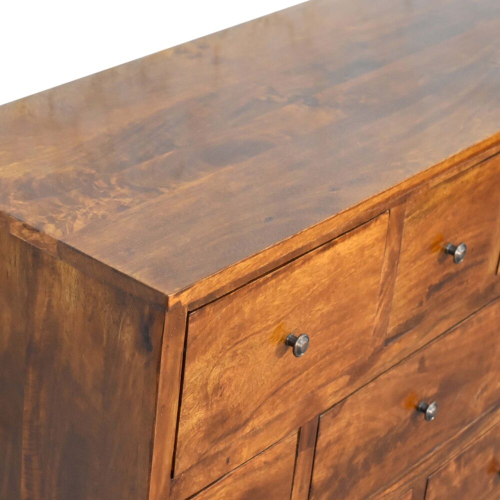 Chestnut Solid Wood 8 Drawer Chest for resell