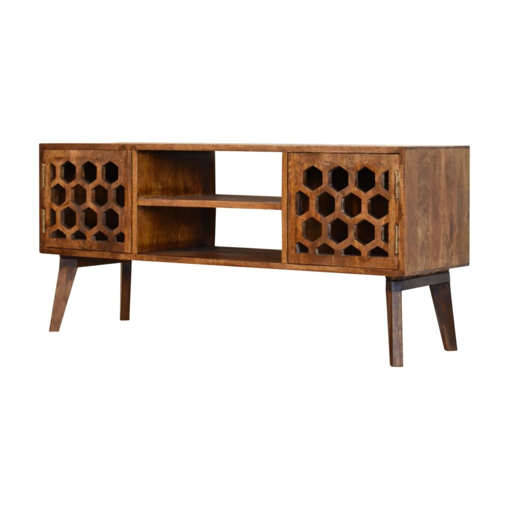 Chestnut Comb Media Unit dropshipping