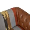 wholesale Durrie & Leather Mixed Sofa for resale