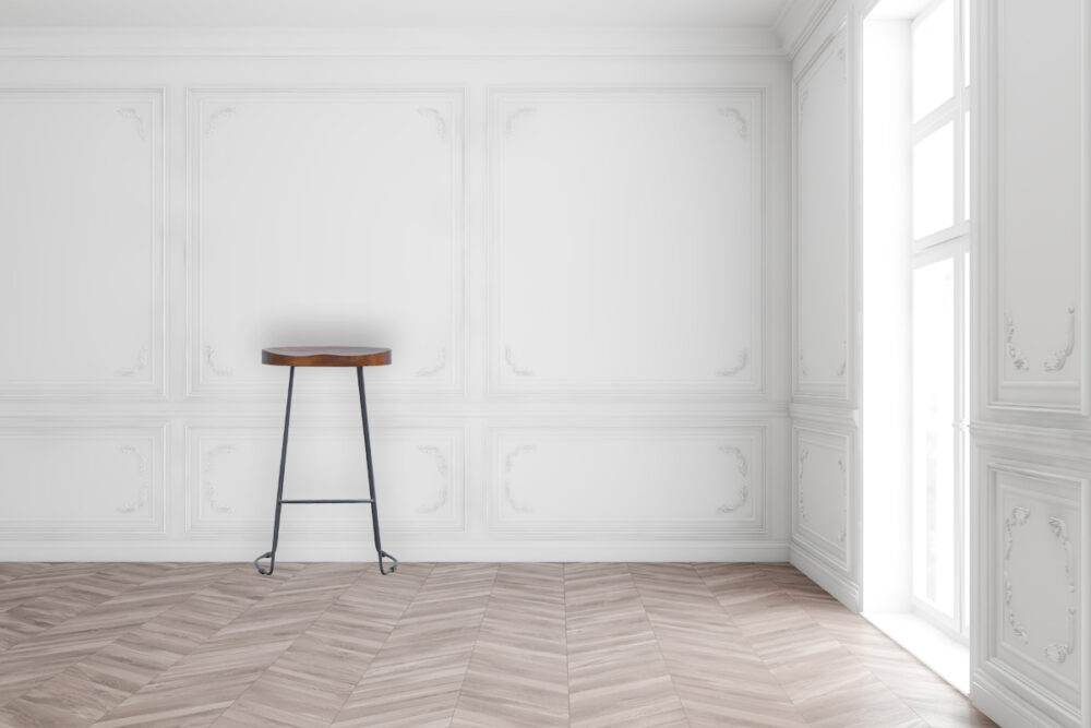 bulk Industrial Bar Stool with Chunky Wood Seat for resale